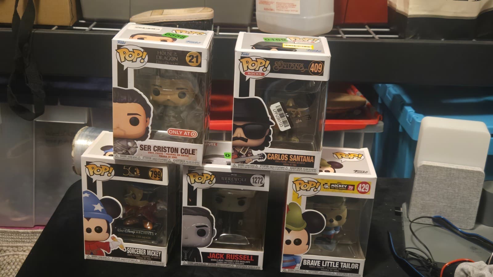 Funko Pop Lot of 5 Disney Marvel House of Dragon Santana Target Exclusive