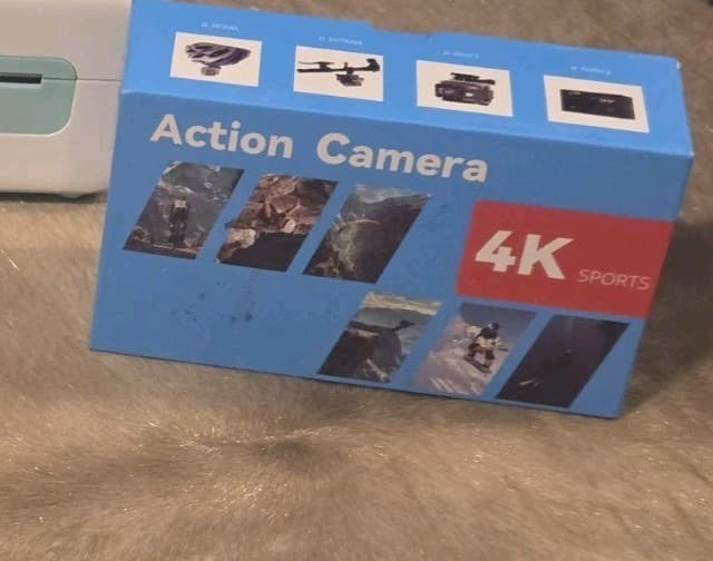 4K Ultra HD WiFi Action Camera Waterproof Case Mount Accessories Open Box