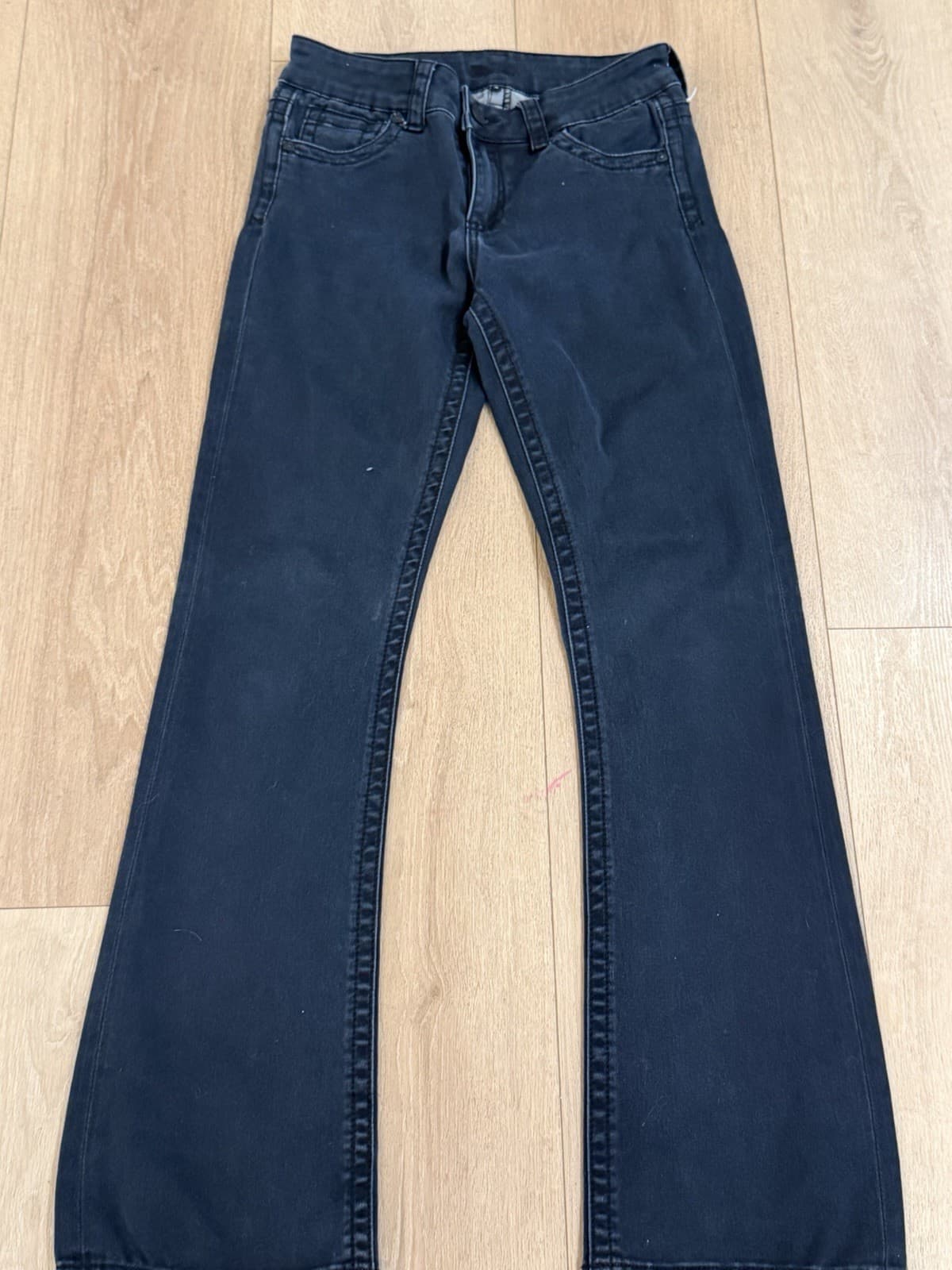 KUT from the Kloth Natalie Jeans Women’s 4 High Rise Bootcut Black Stretch Denim