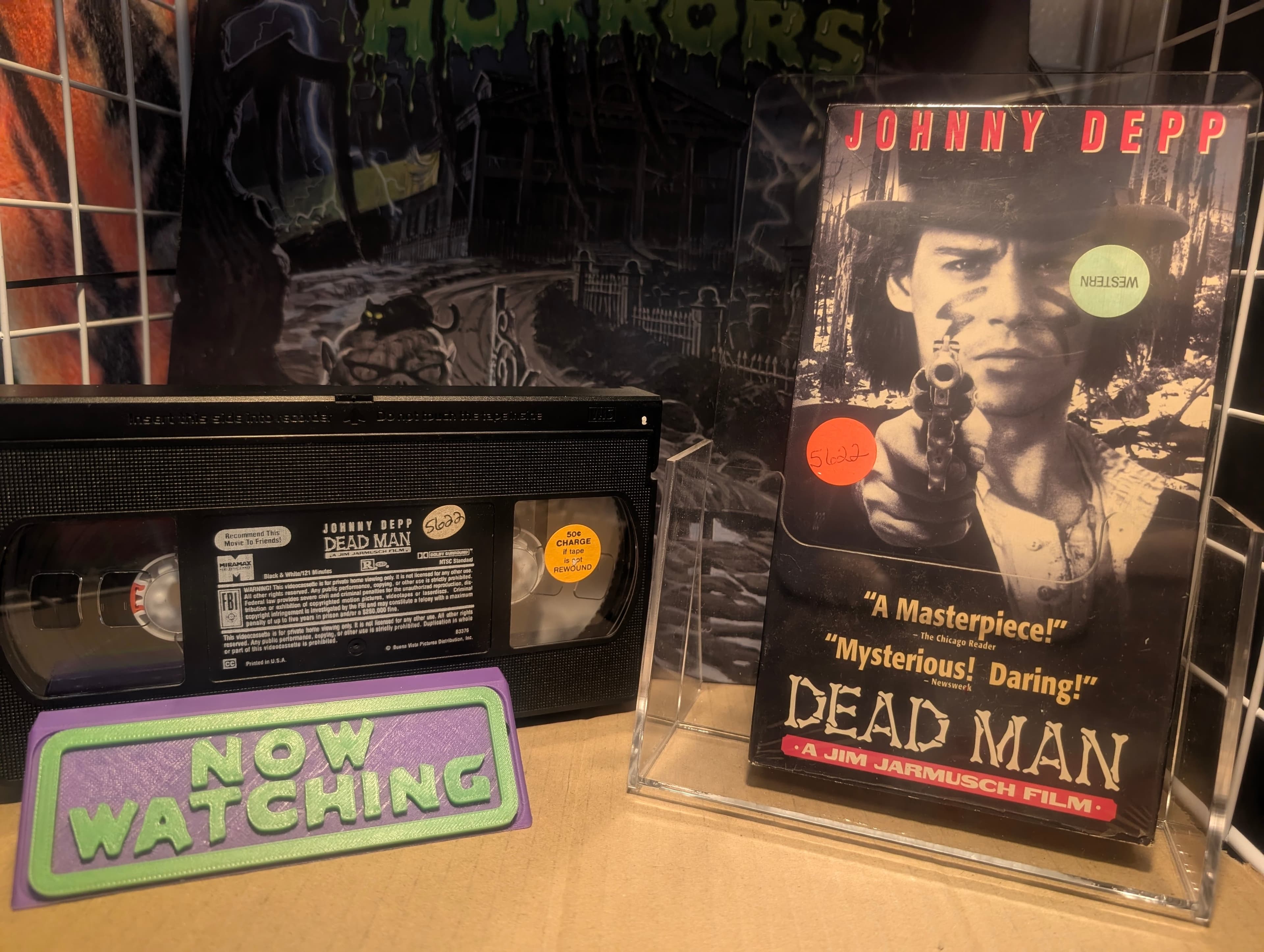 Dead Man VHS Johnny Depp Western Film