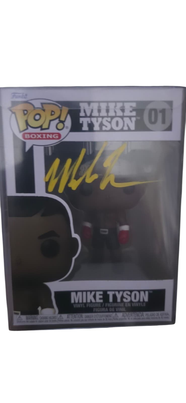 RARE: Mike Tyson Funko Pop 01 Signed: JSA, Fiterman Sports Certified