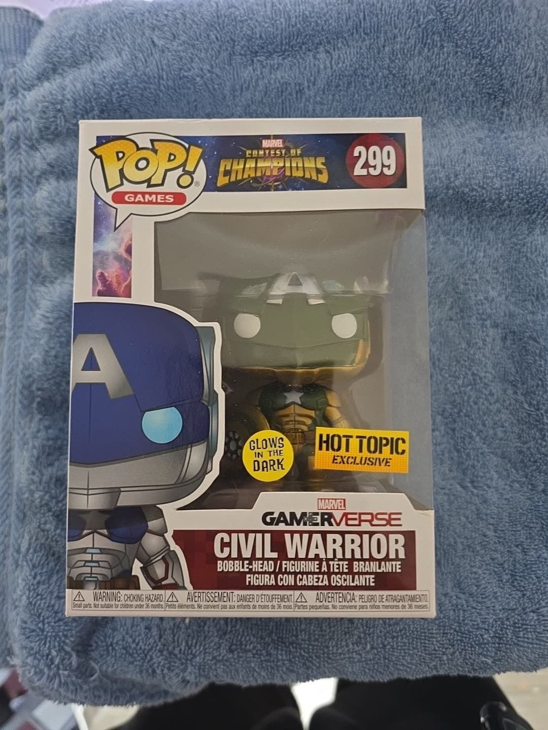 Funko Pop! Vinyl: Marvel - Civil Warrior - (Glow , Green) - Hot Topic...