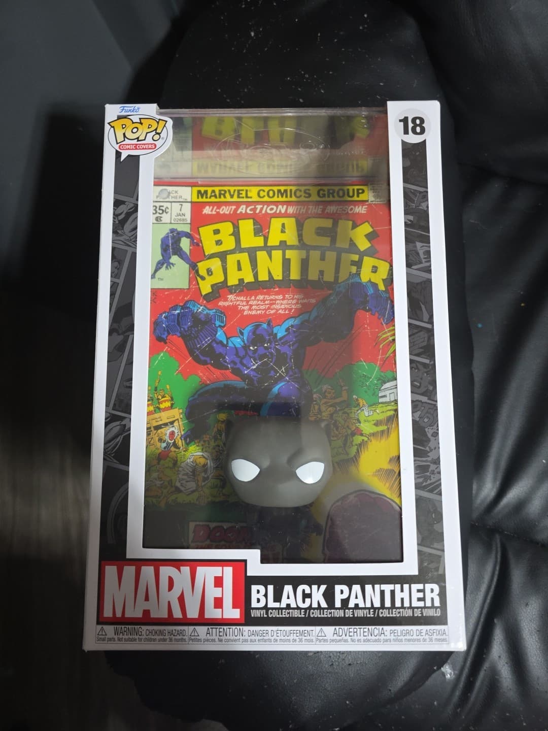 Funko Pop! Comic Book Cover with Case: Marvel - Black Panther #18
