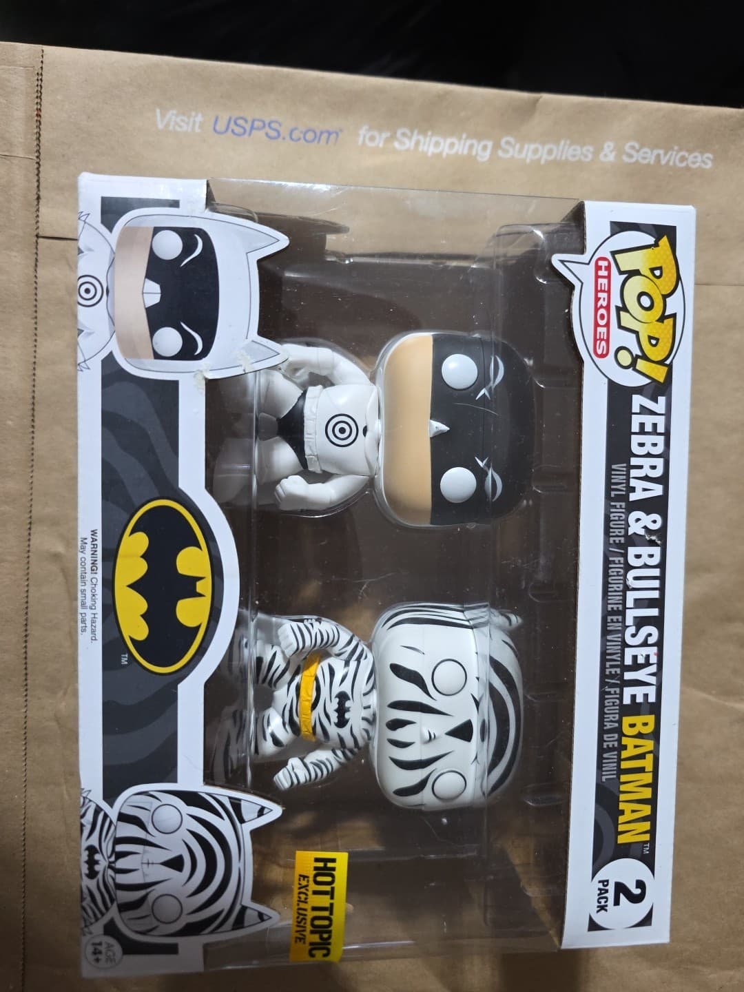 Funko Pop! Vinyl: Heroes - Zebra & Bullseye Batman - 2 Pack -Hot Topic Exclusive