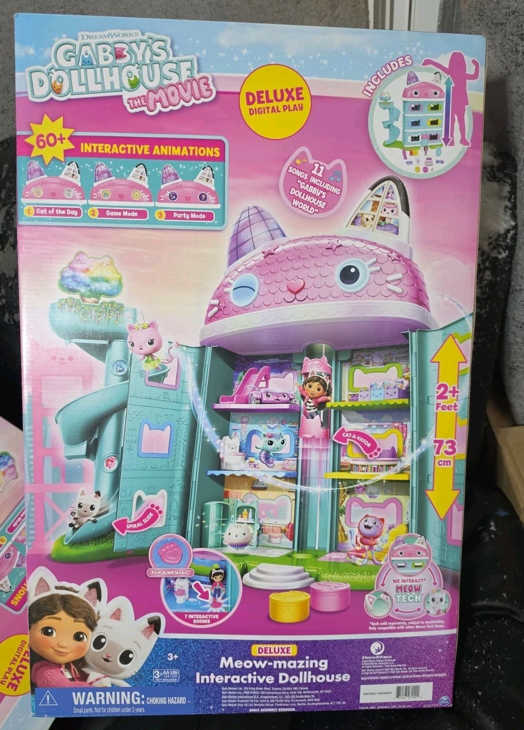 Deluxe Gabby's Dollhouse: The Movie, Meow-Mazing Interactive Dollhouse, Digital