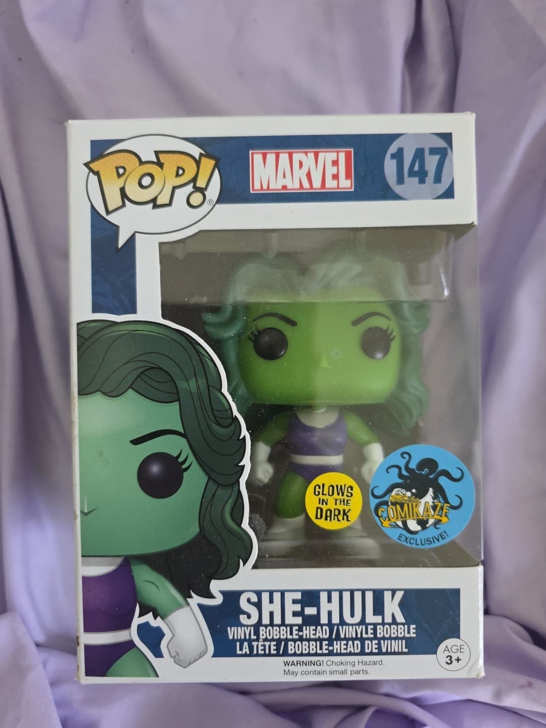 Funko Pop! Vinyl: Marvel - She-Hulk - (Glow) - Hot Topic (Exclusive) #147