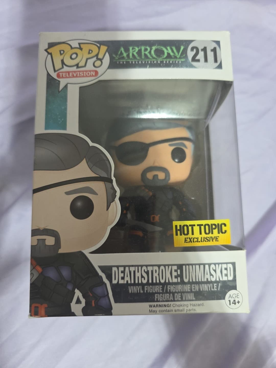 Funko Pop! Vinyl: DC Universe - Deathstroke (Unmasked) - Hot Topic...