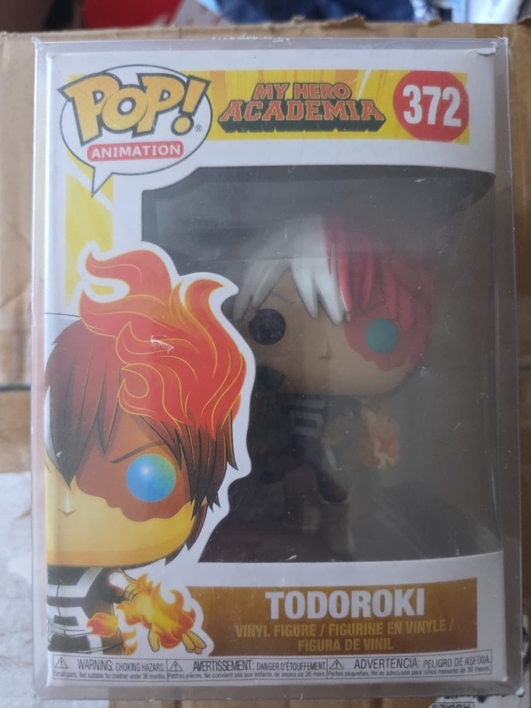 My Hero Academia Todoroki # 372 With Plastic Protector