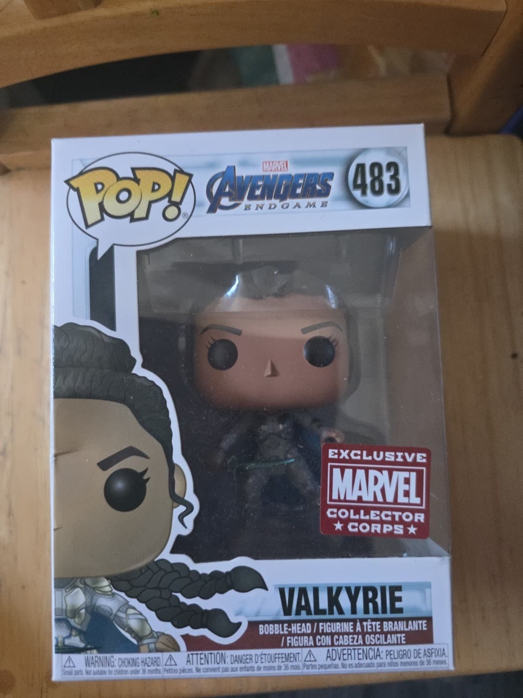 Funko Pop! Marvel Valkyrie #483 Marvel Collector Corps Exclusive Vaulted Figure