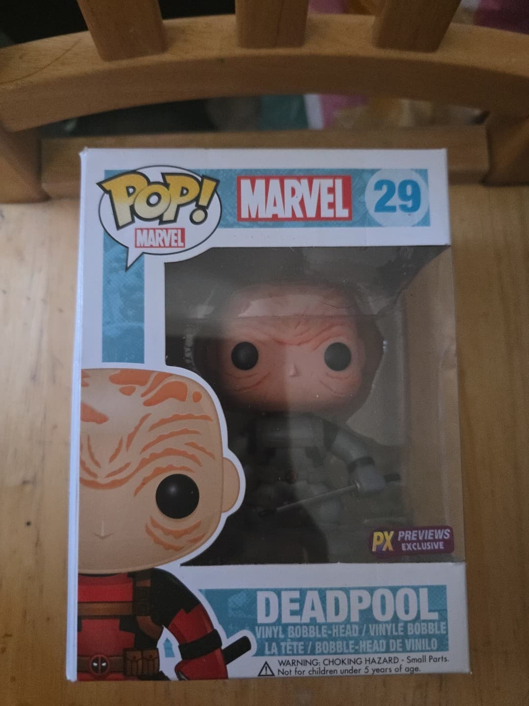 Funko Pop! Vinyl: Marvel - Deadpool (Unmasked) - Diamond Comics (Exclusive) #29