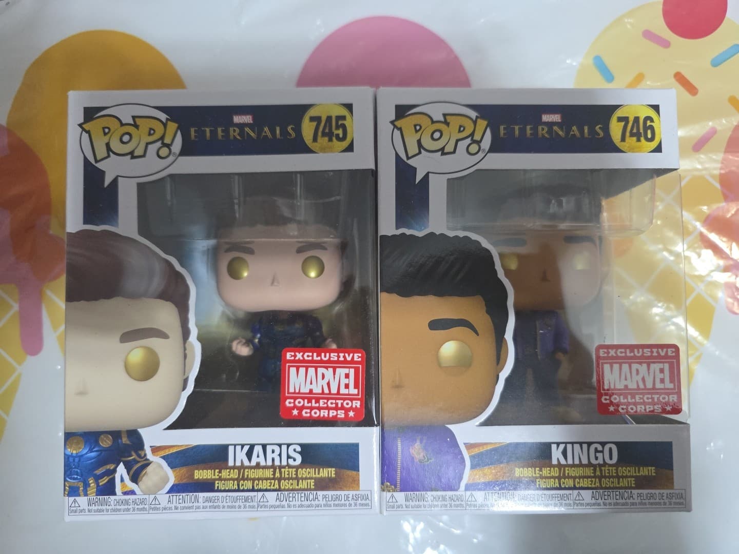 Funko Pop Reternals Bundles, Ikaris#745, Kingo#746