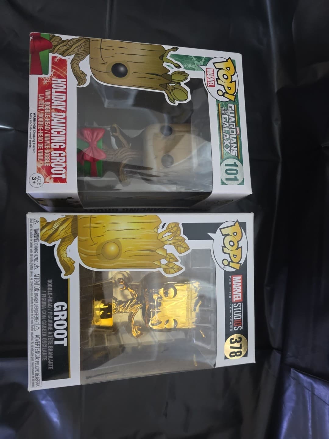 Funko Pop! Vinyl: Marvel - Groot #378 And Holiday Dancing Groot #101