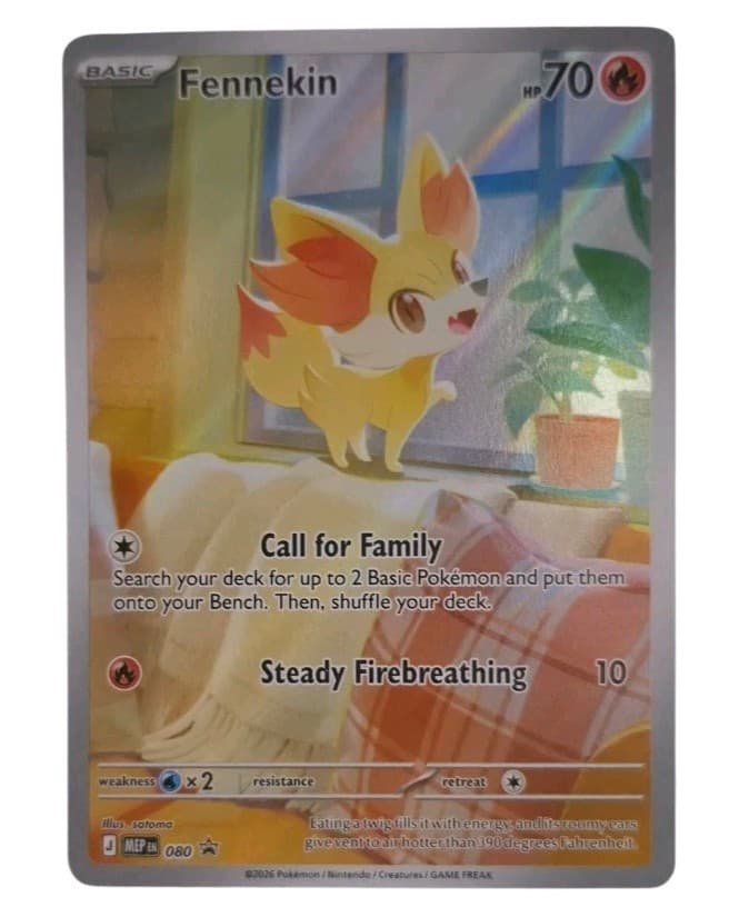 Fennekin 080 Me: Mega Evolution Promo Holo
