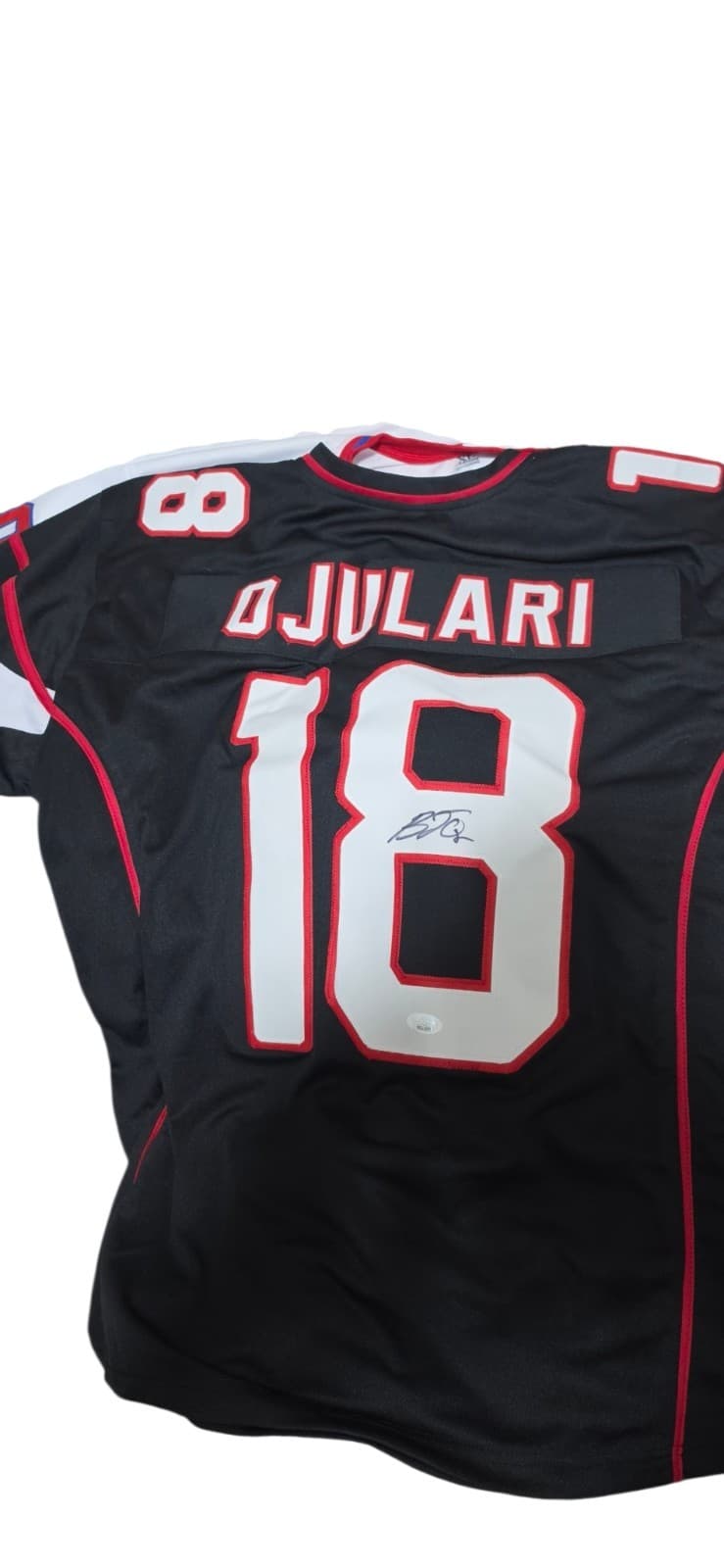 Arizona Cardinals BJ Ojulari Arizona Black Football Jersey Auto JSA COA
