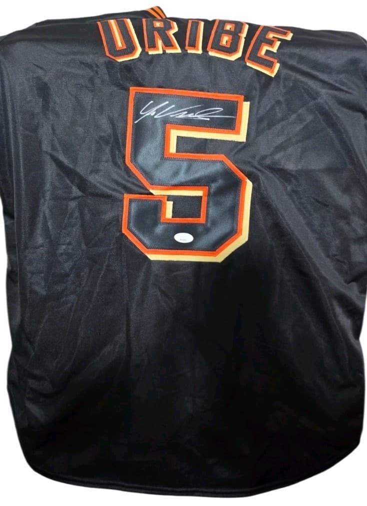 San Fransisco Giants- Juan Uribe Signed Baseball Jersey With COA