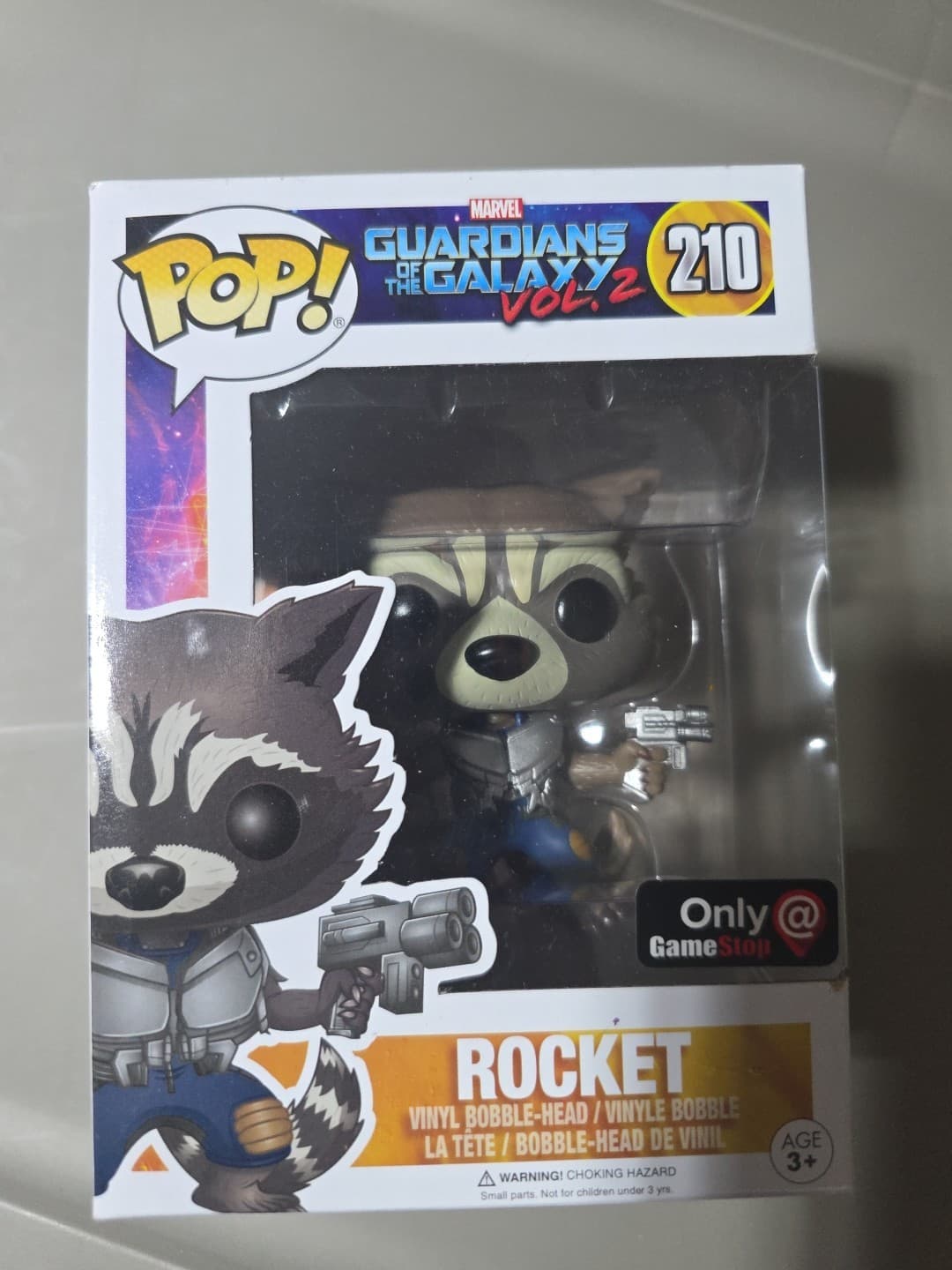 Funko Pop! Vinyl: Marvel - Rocket Raccoon - GameStop (Exclusive) #210