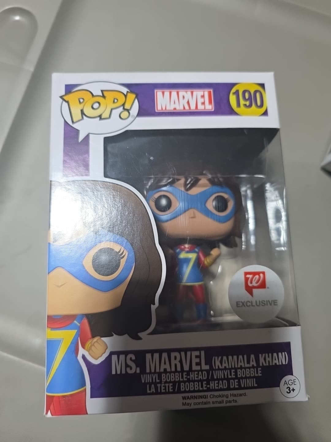 Funko Pop! Vinyl: Marvel - Ms. Marvel (Kamala Khan) - Walgreens (Exclusive) #190