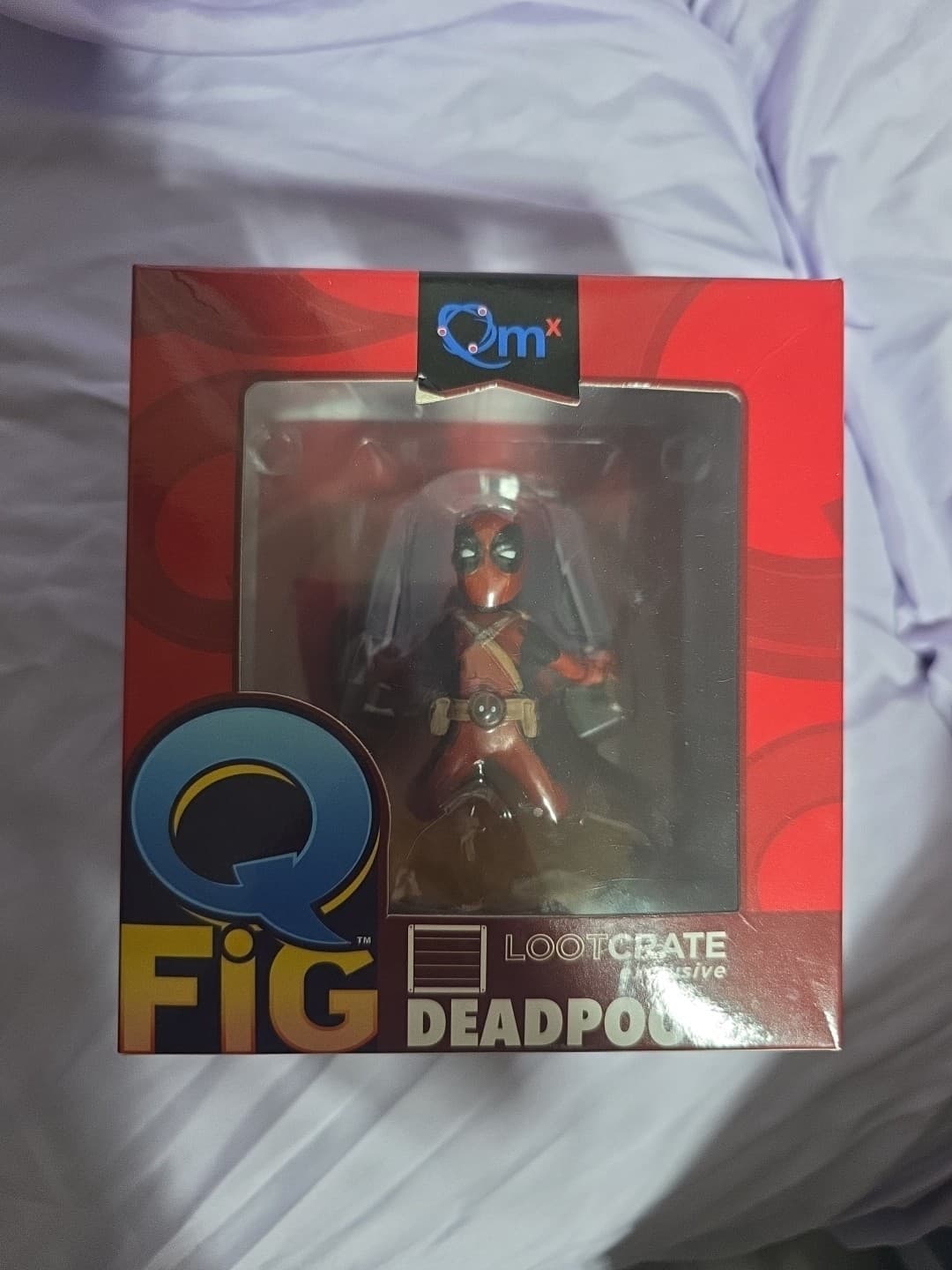 Deadpool Figure Loot Crate Quantum Mechanix Q-Fig Marvel Exclusive 2015