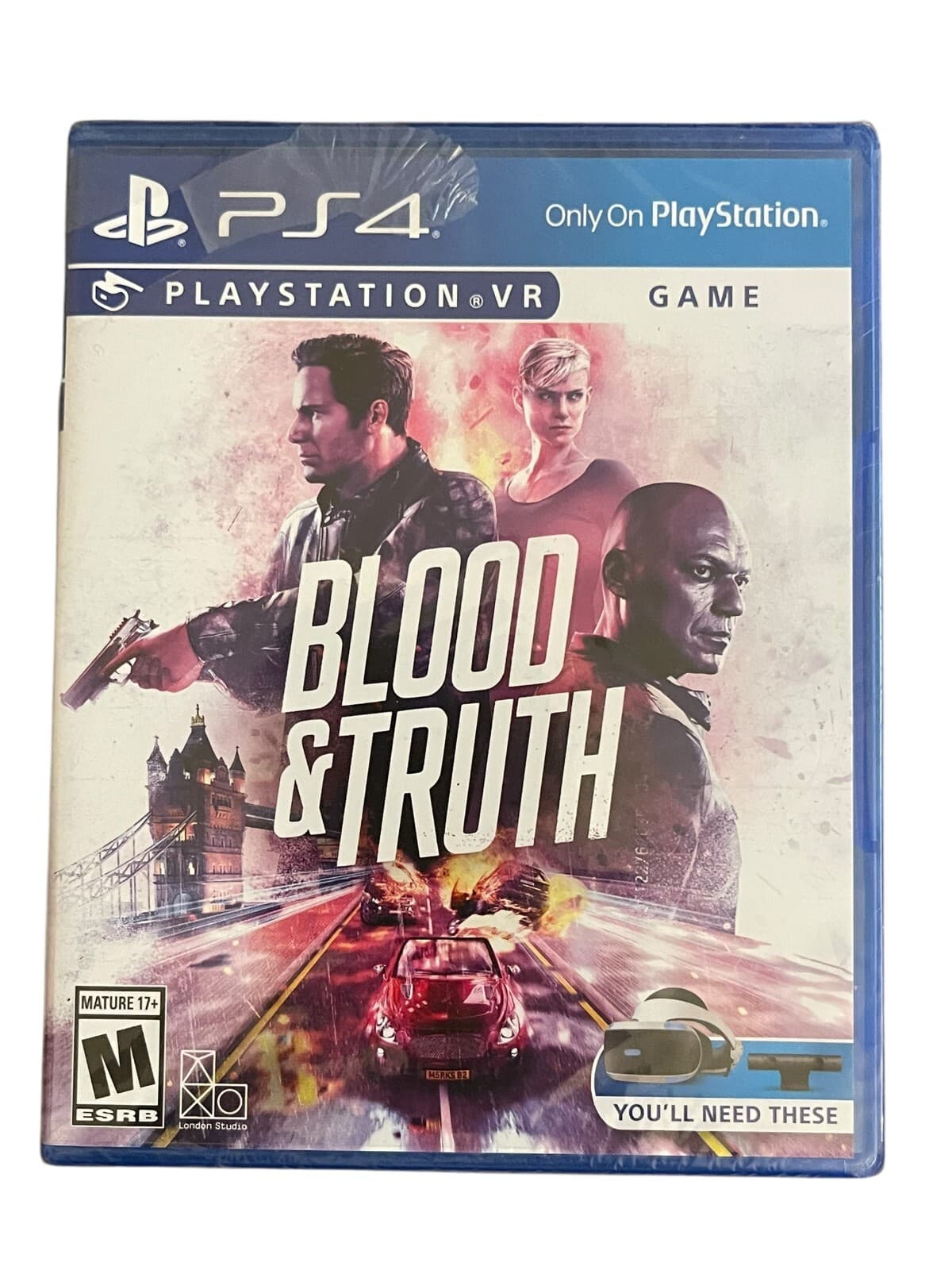 Blood & Truth VR - Only On Sony PlayStation 4 PS4 ( 1 Player ) New & Sealed