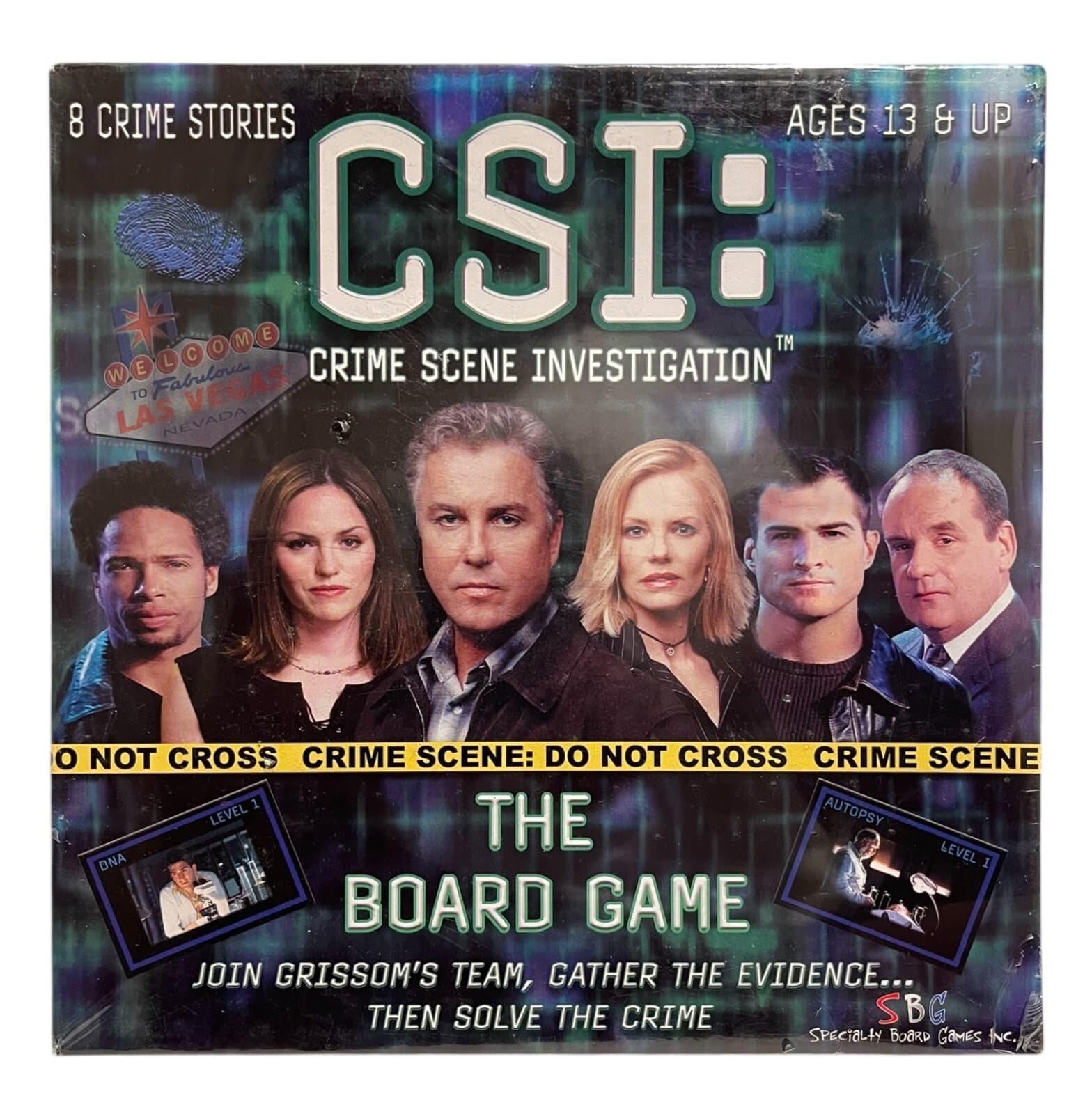 CSI: Crime Scene Investigation The Board Game SBG 03743 Ages 13 & up
