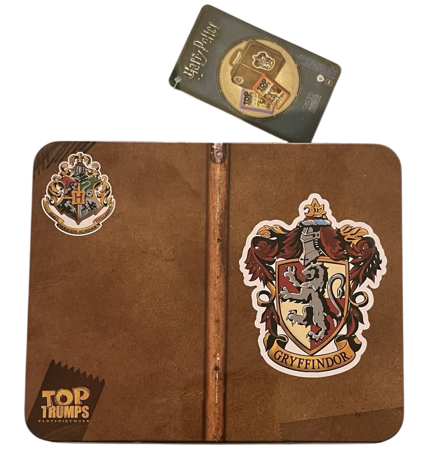 Harry Potter Deathly Hallows Top Trumps Card Game Slytherin Suitcase Tin