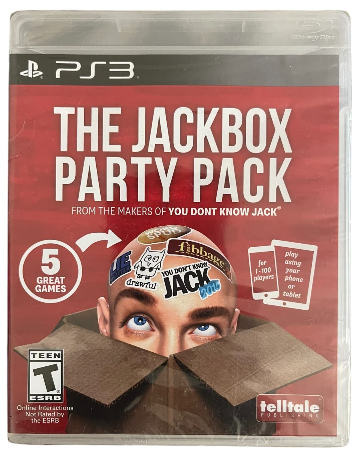 The Jackbox Party Pack - PS3 Game -Sony PlayStation 3. New & Sealed