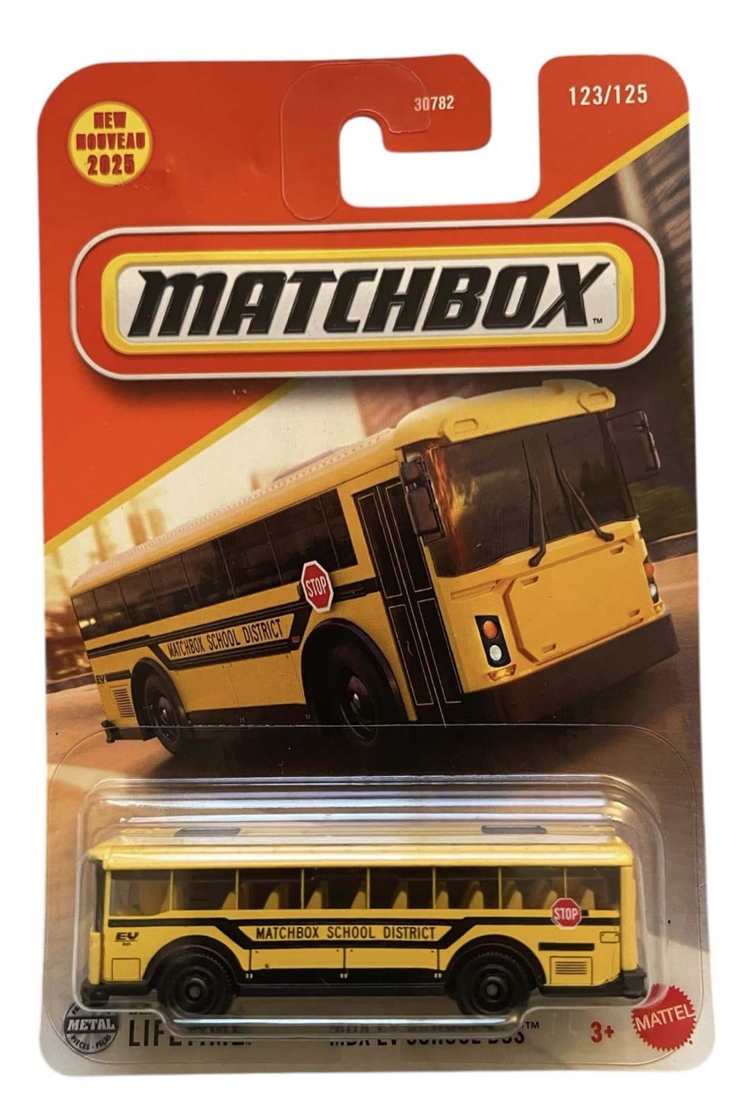 MATCHBOX MBX EV SCHOOL BUS NEW 2025