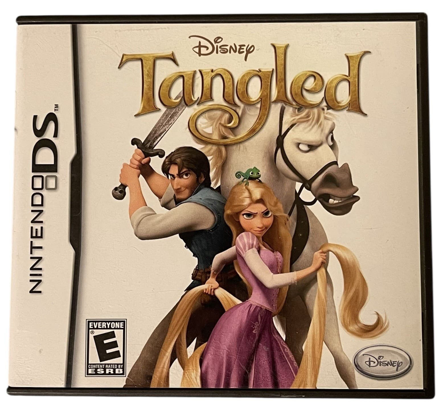 Disney Tangled Nintendo DS + Poster - CIB Complete Tested