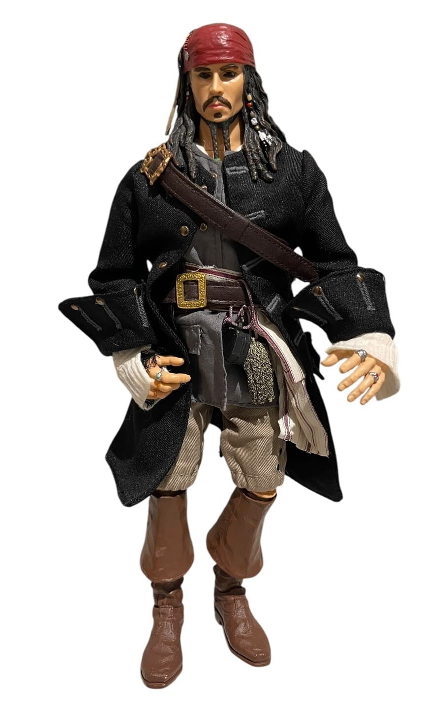 12" Jack Sparrow Pirates of the Caribbean 2006 Action Figure - loose