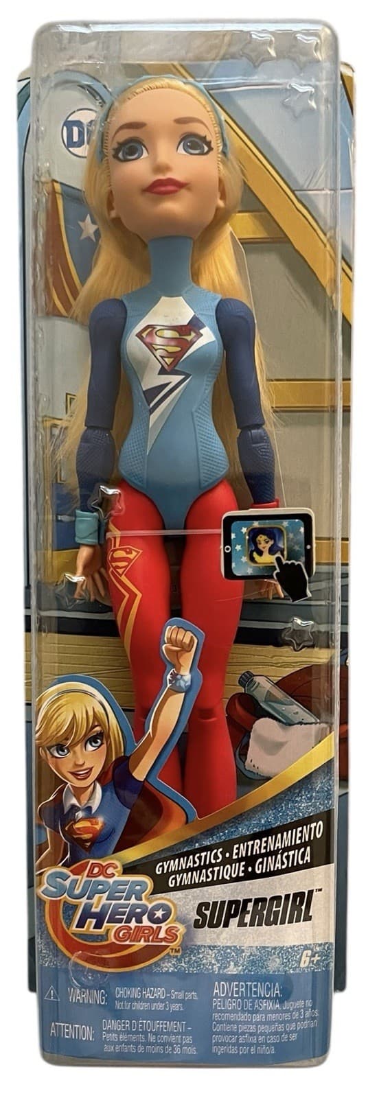 Rare DC Super Hero Girls Gymnastics SUPERGIRL Action Figure 2017 Mattel New