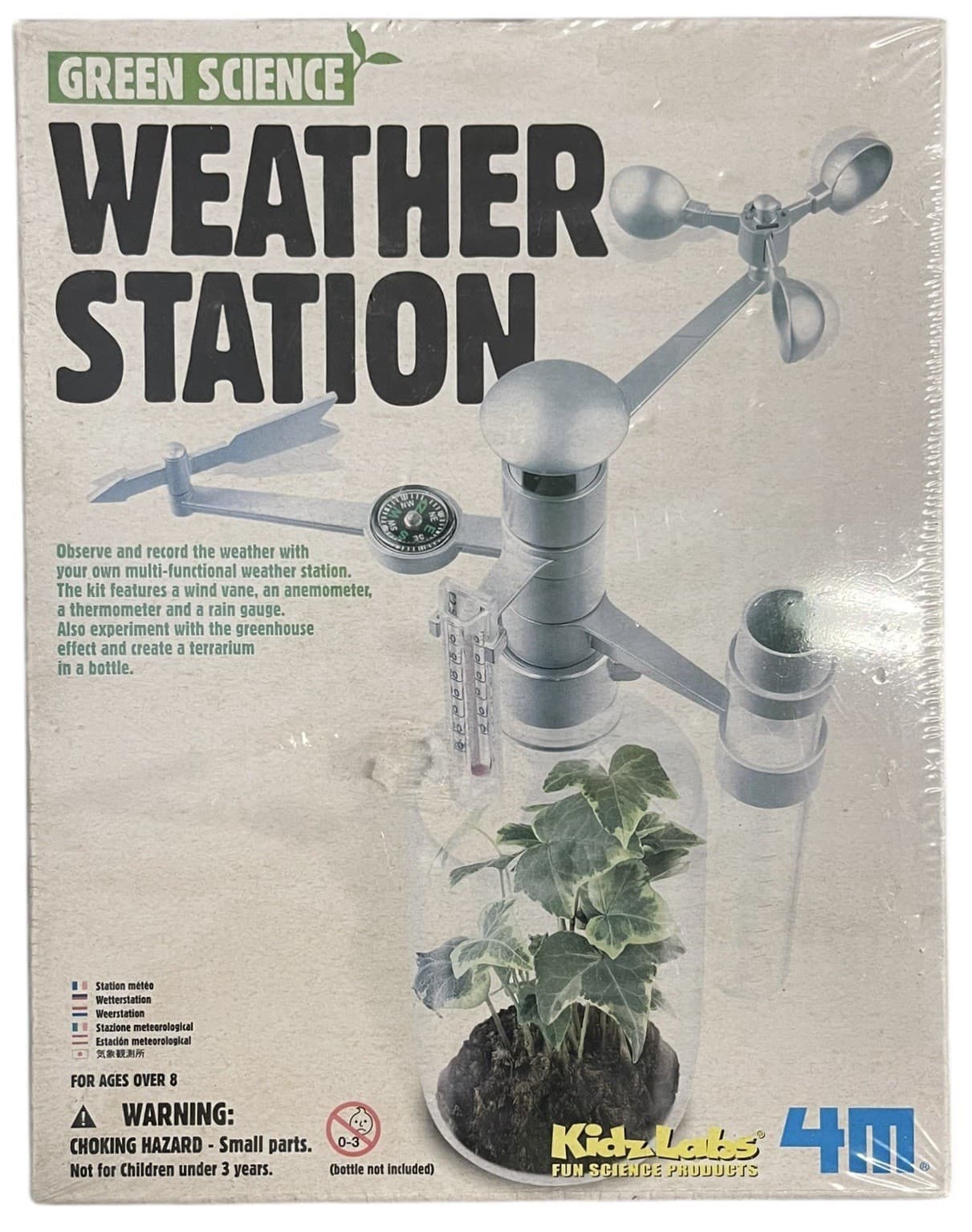 NEW Green Science Weather Station Kidz Labs 4M Terrarium Homeschool Cyber School