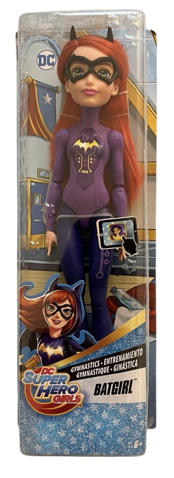 Rare DC Super Hero Girls Gymnastics BATGIRL Action Figure 2017 Mattel New