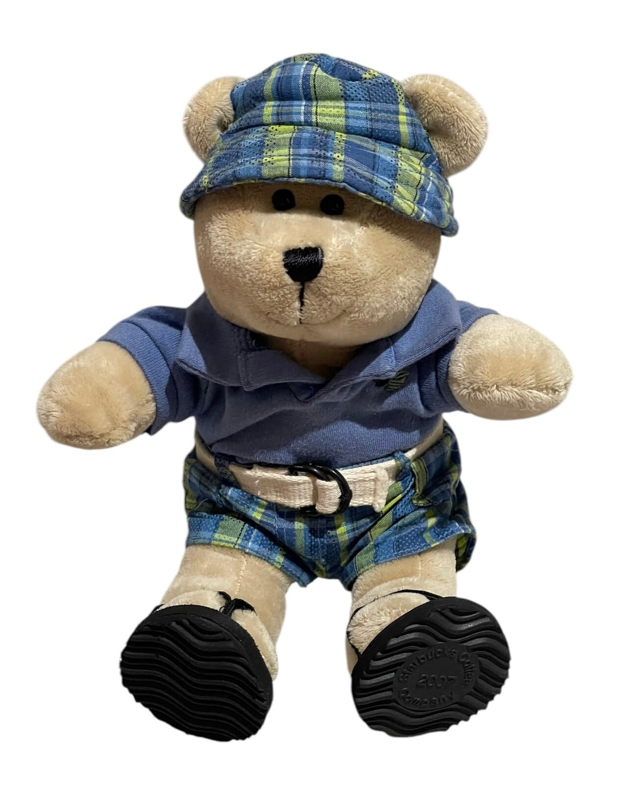 Starbucks 63rd Edition 10" Bearista Bear Preppy Summer Vacation Bear Plush