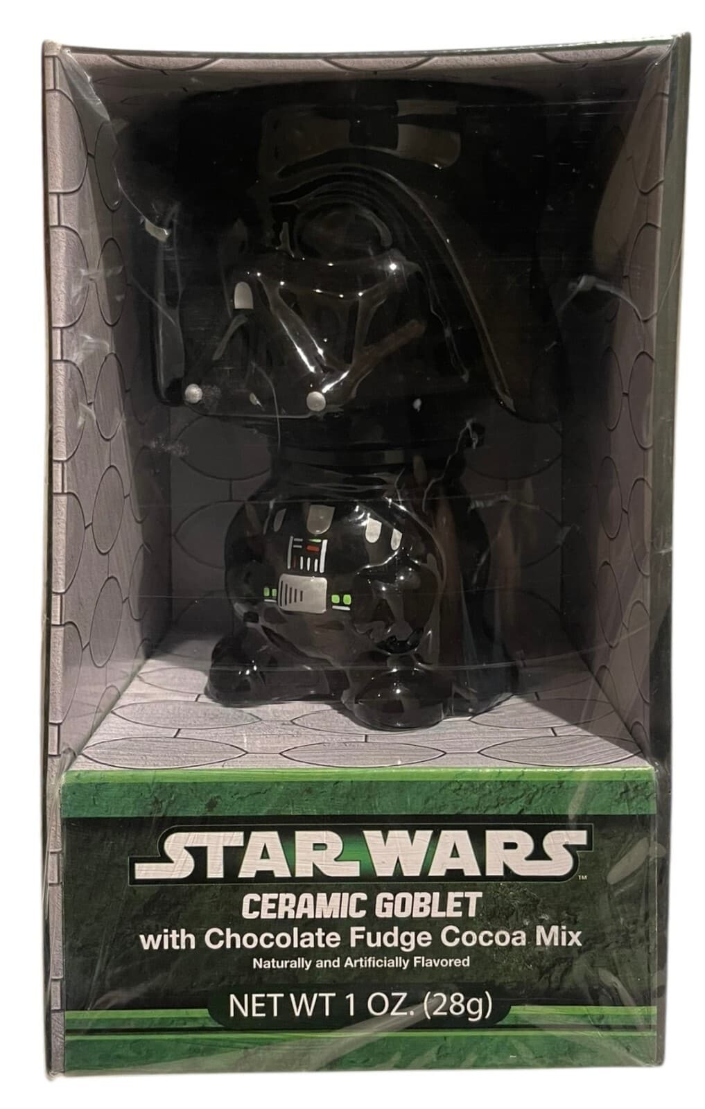 Star Wars Darth Vader Ceramic Goblet With Chocolate Fudge Cocoa Mix