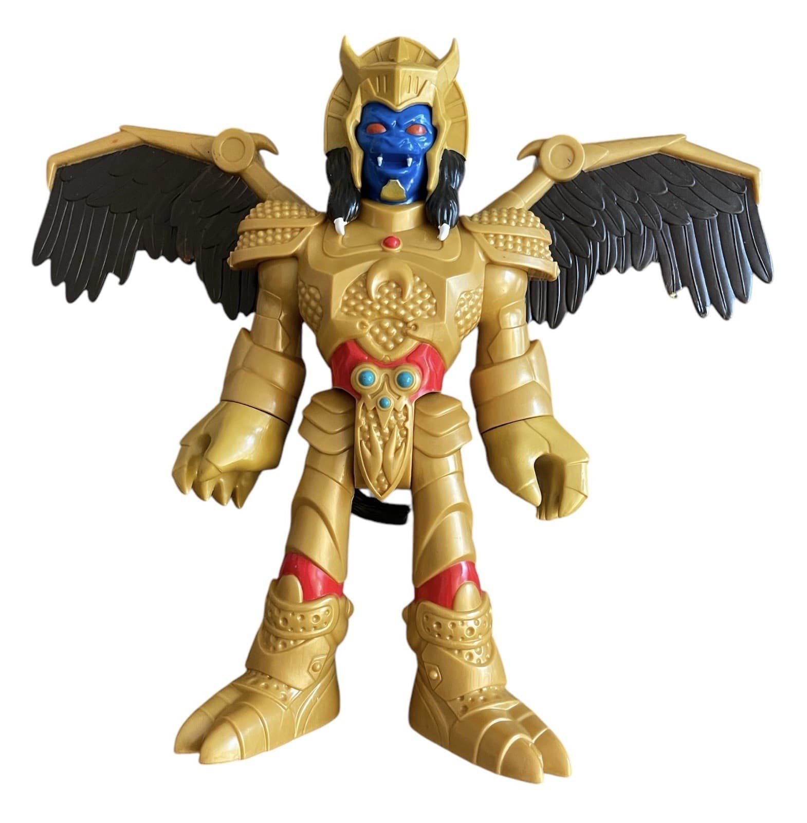 MMPR Mighty Morphin Power Rangers GOLDAR 10.5" Figure, 2015 Mattel