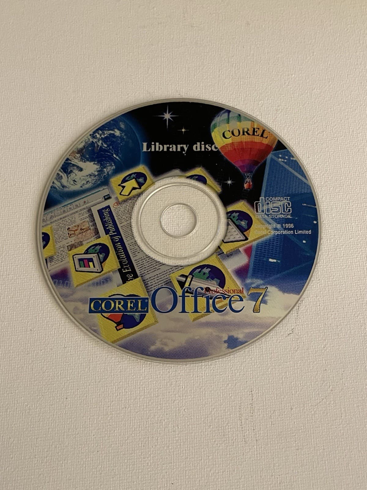 Corel Office 7 Professional Library Disc - Pre Owned - Disc Only