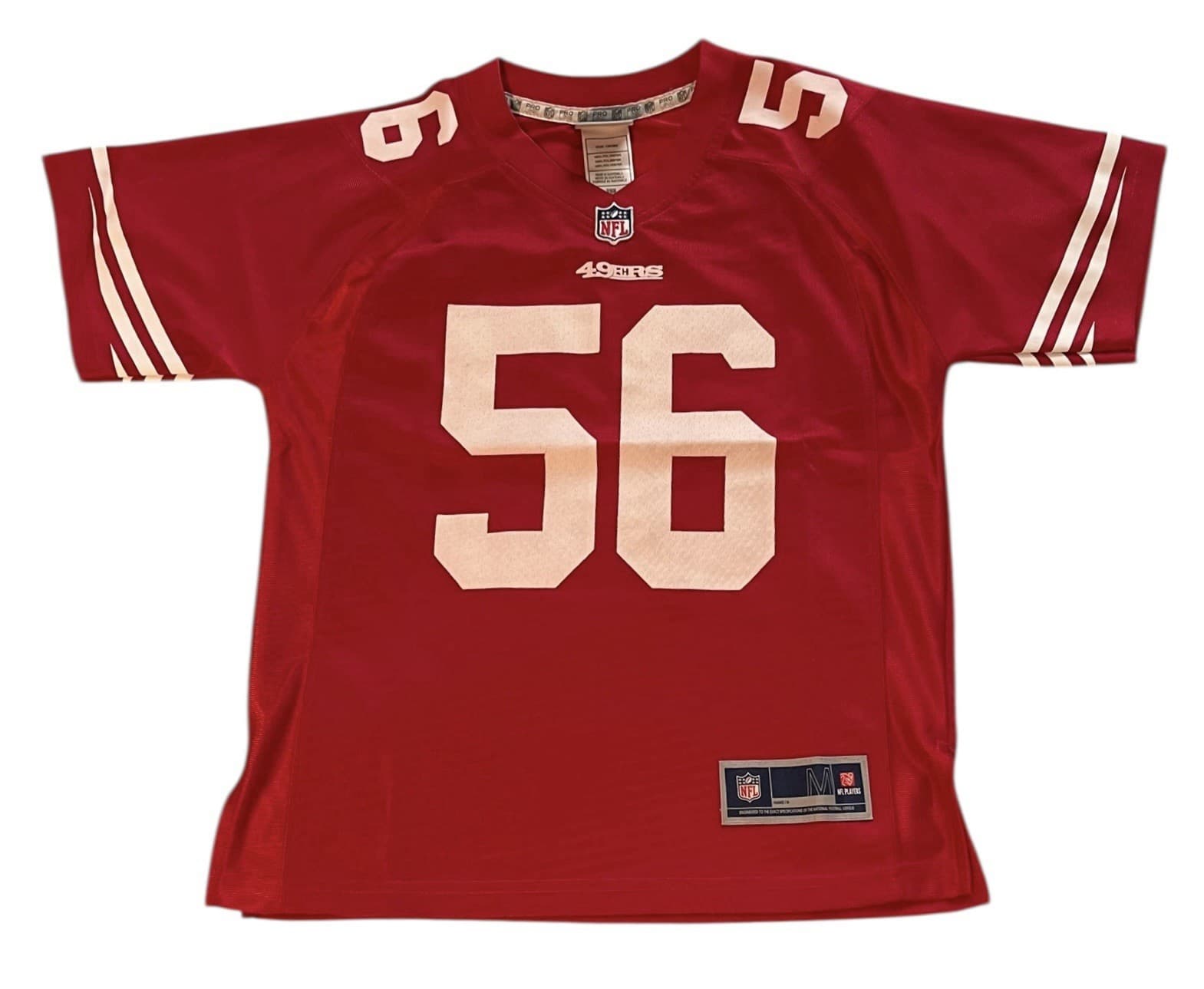 NFL Pro Line San Francisco 49ers Rueben Foster #56 Youth Jersey M