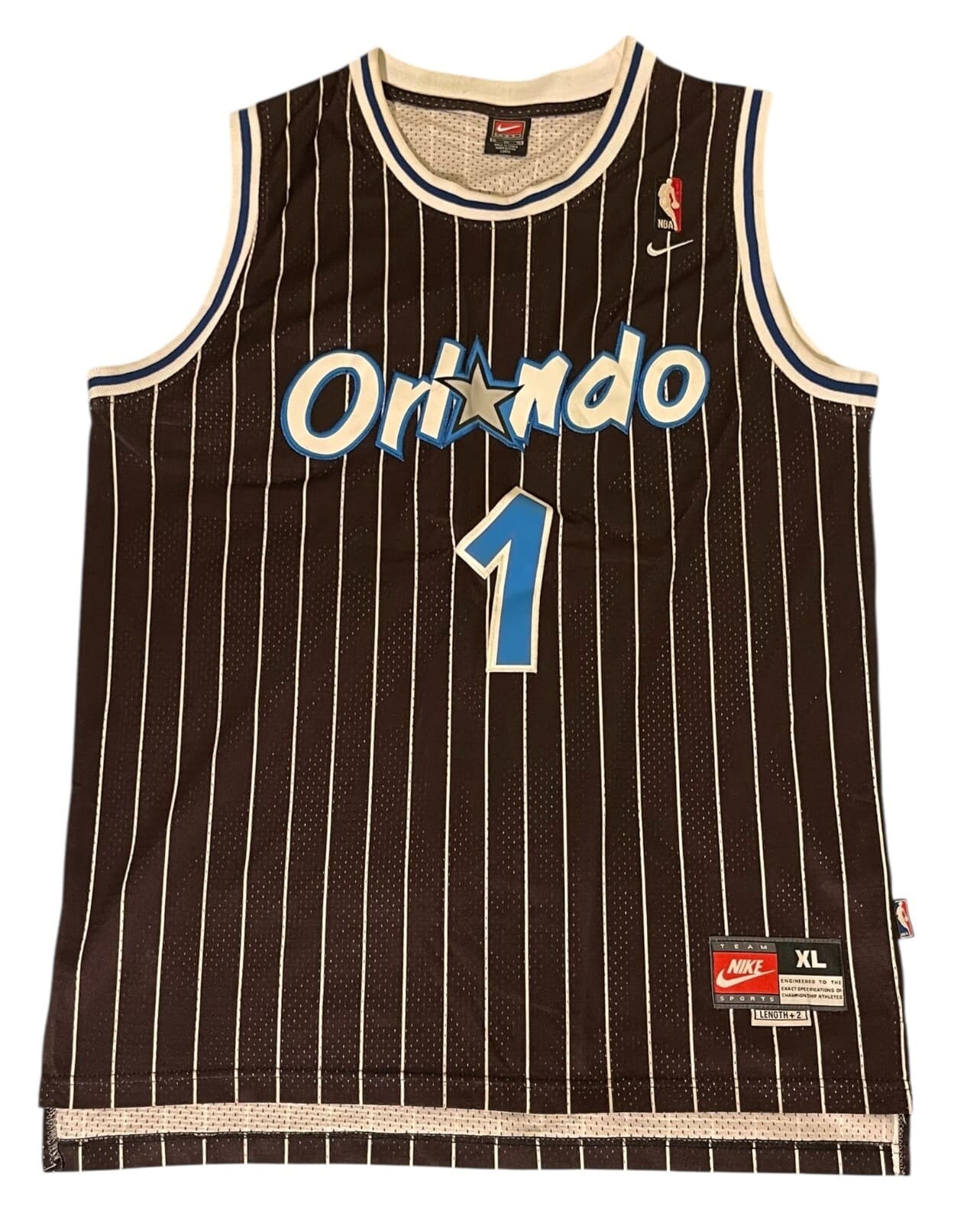 Nike Magic Orlando Penny Hardaway Throwback Swingman Jersey #1 Vintage Team NBA