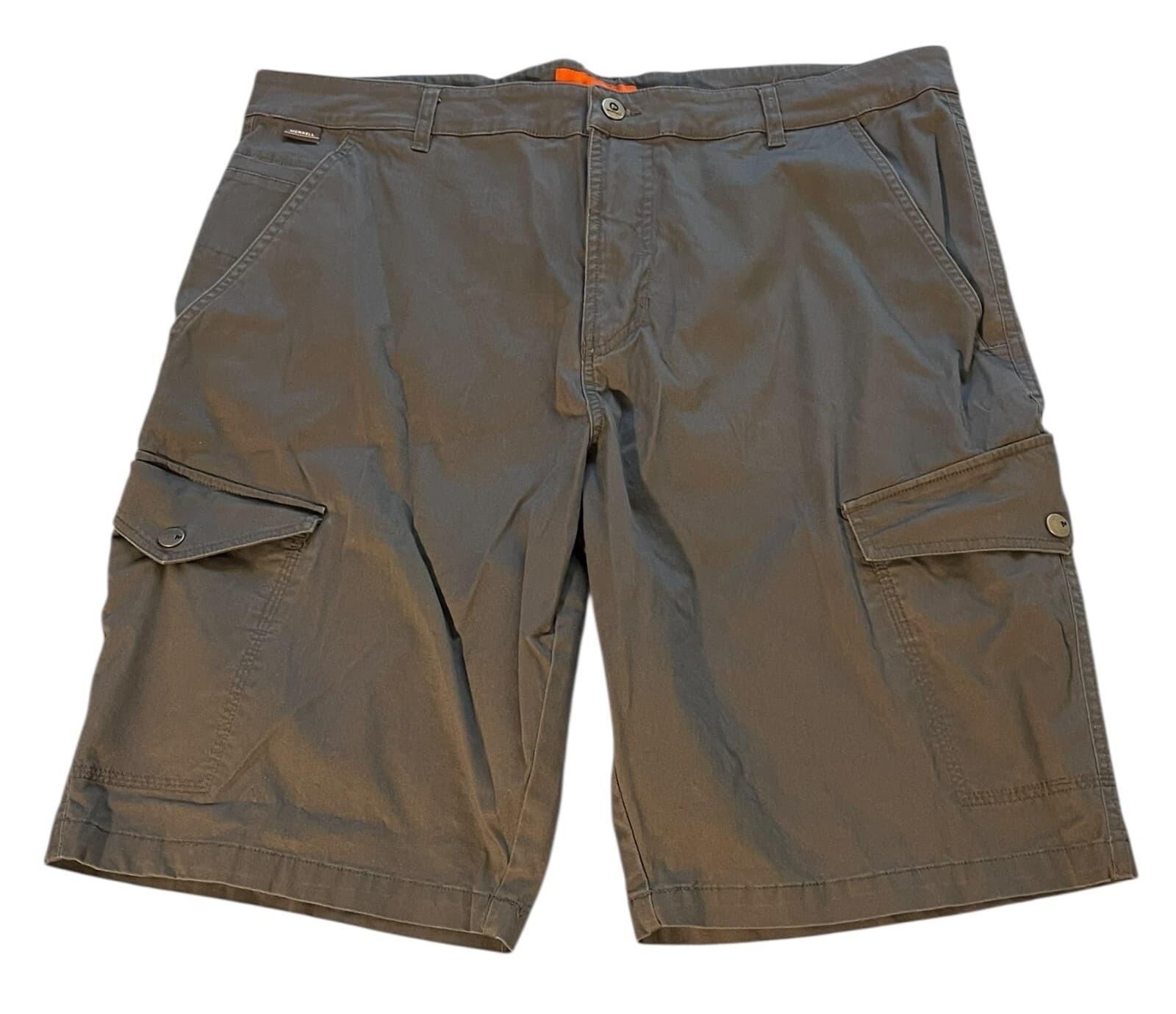 Merrell Men's Gray Cargo Hiking Outdoor Casual Regular Fit Shorts Size 38