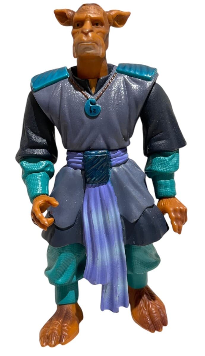 WARRIORS OF VIRTUE Yun 6" Kangaroo Action Figure Toy 1996 BLUE IJL Creations