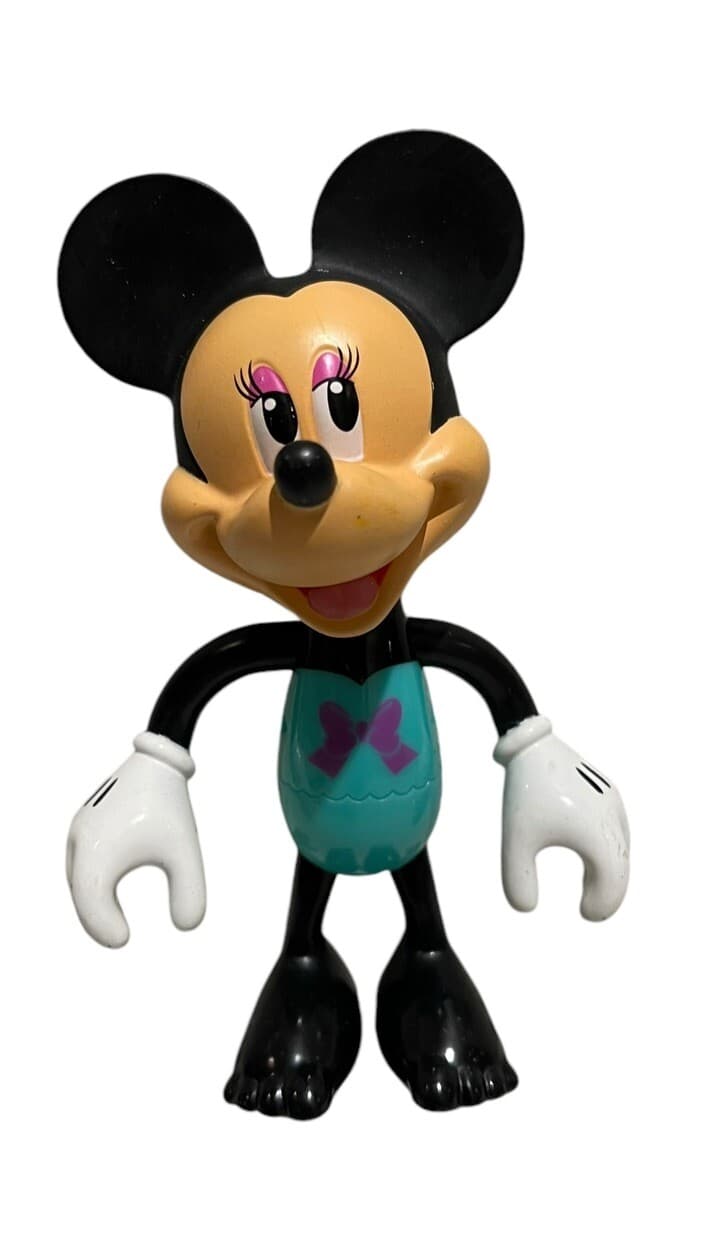 Minnie Mouse Dress Up Doll Disney Bow-tique Snap N Style Figure Only 6"