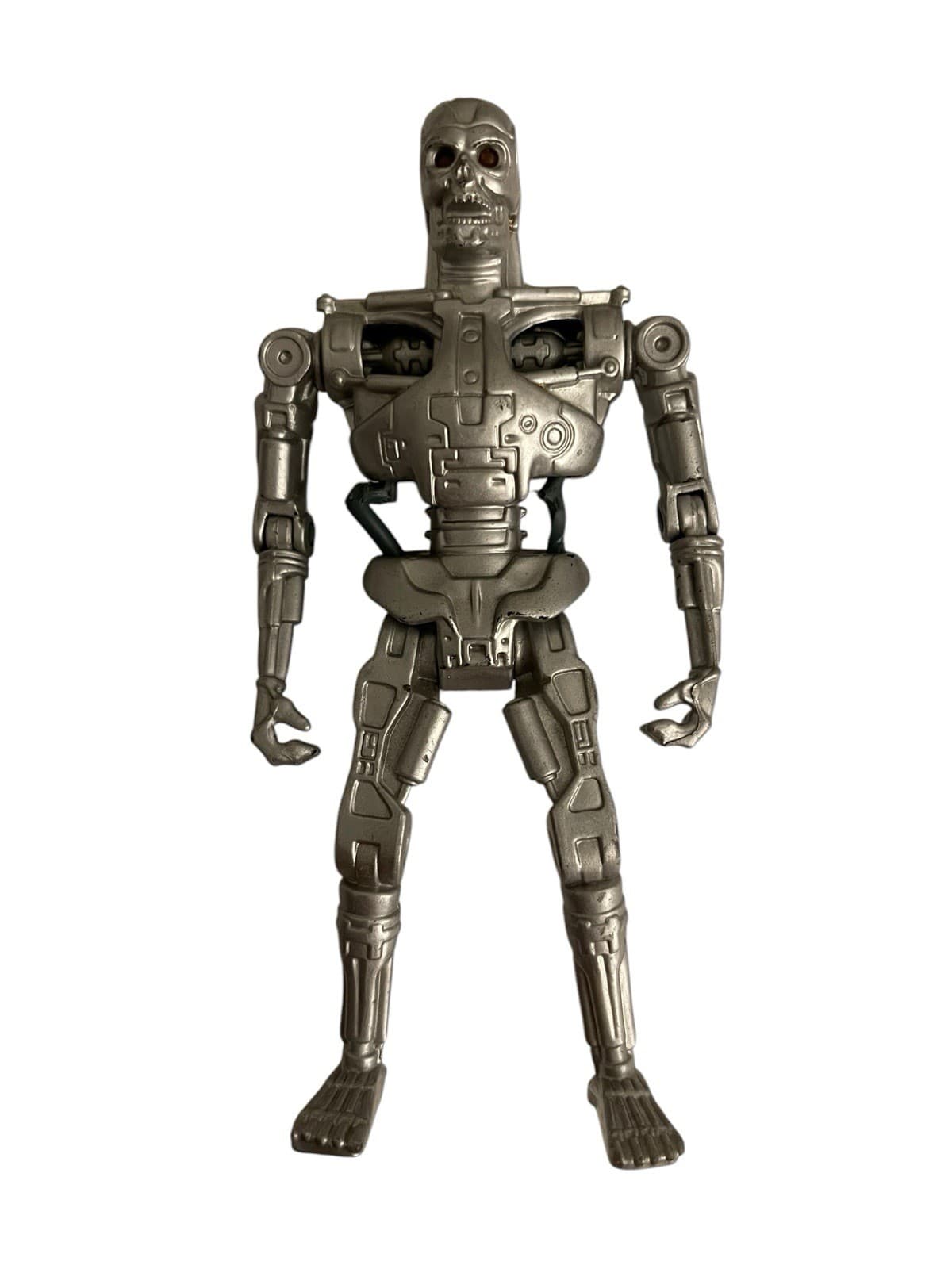 Vintage 1991 Kenner Carolco Terminator 2 T-800 Endoskeleton Action Figure 5 1/2”