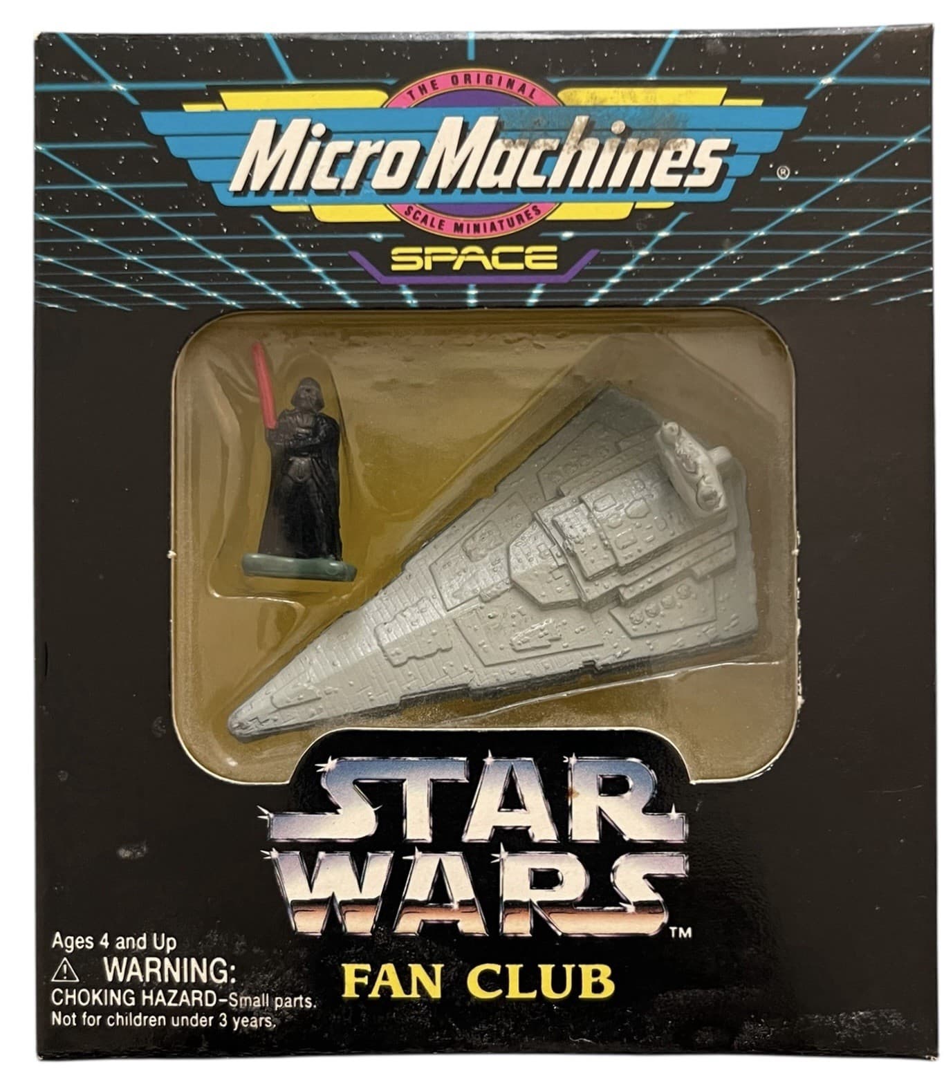 Star Wars Fan Club Micro Machines Limited Ed. Darth Vader & Star Destroyer 1995