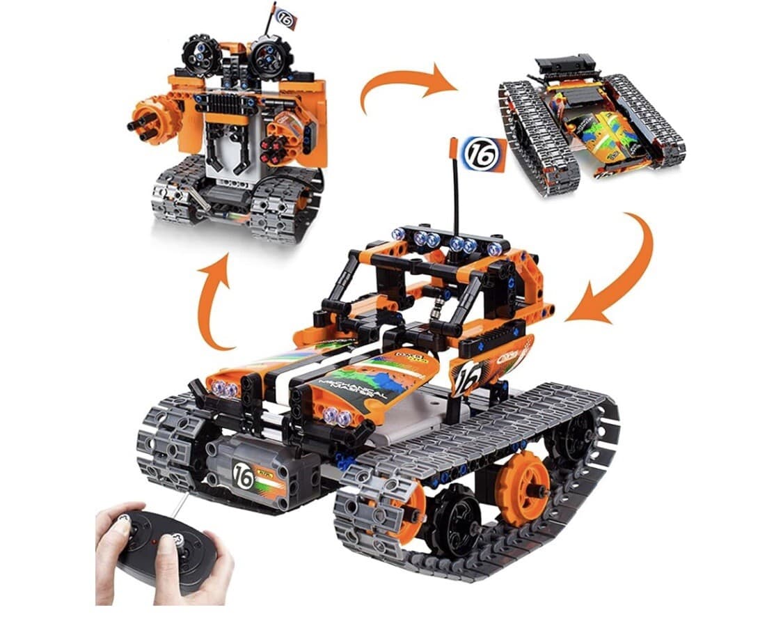 STEM 3-in-1 RC Car/Robot/Tank 392pcs | Ages 8-12 | Remote Control