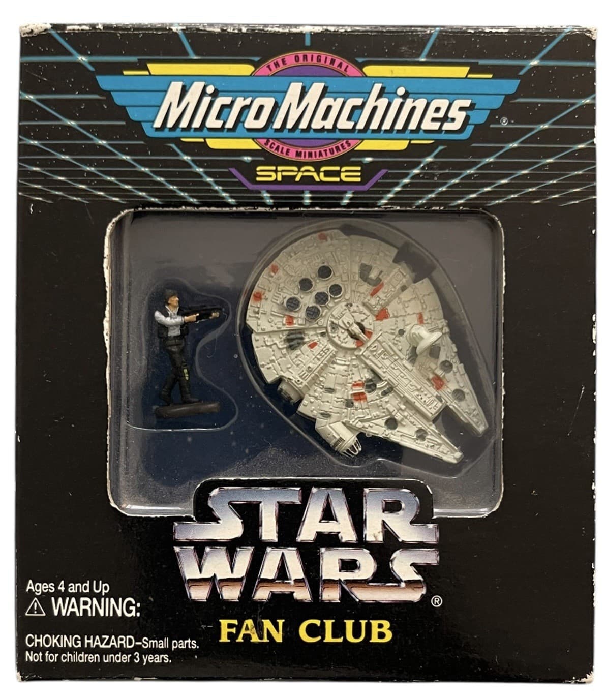 Star Wars Fan Club Micro Machines Han Solo Millennium Falcon Exclusive