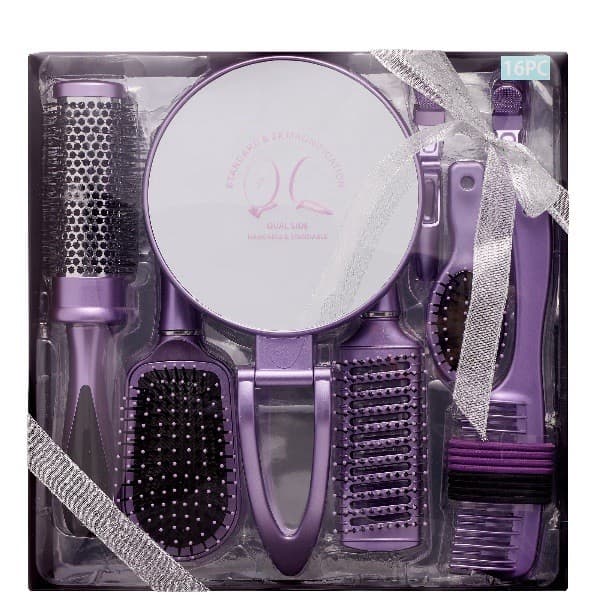 16 Piece Hairbrush Set NWT