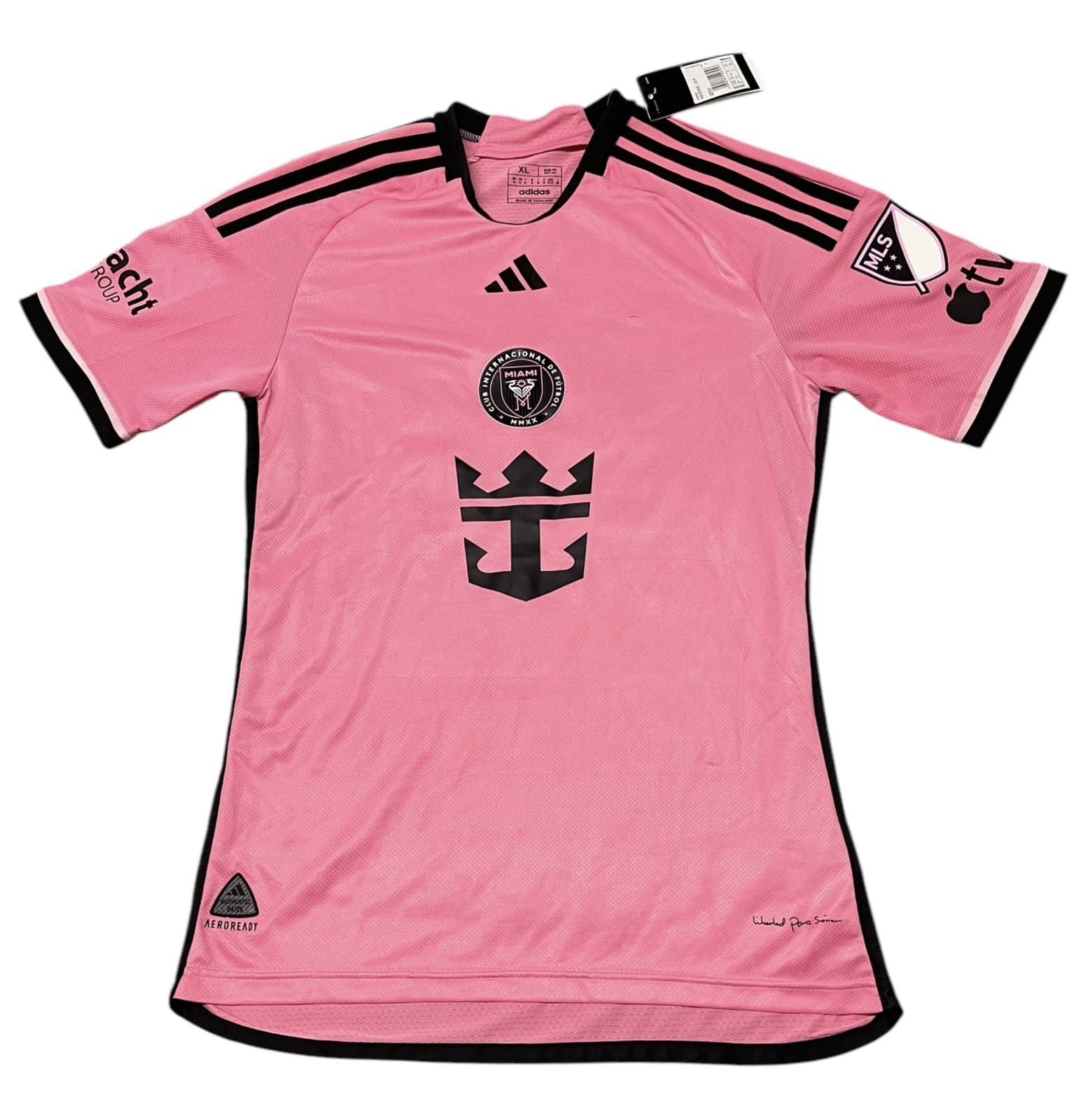 Adidas Inter Miami CF 2024/25 Authentic Soccer Jersey Men’s Medium NWT $120 Pink