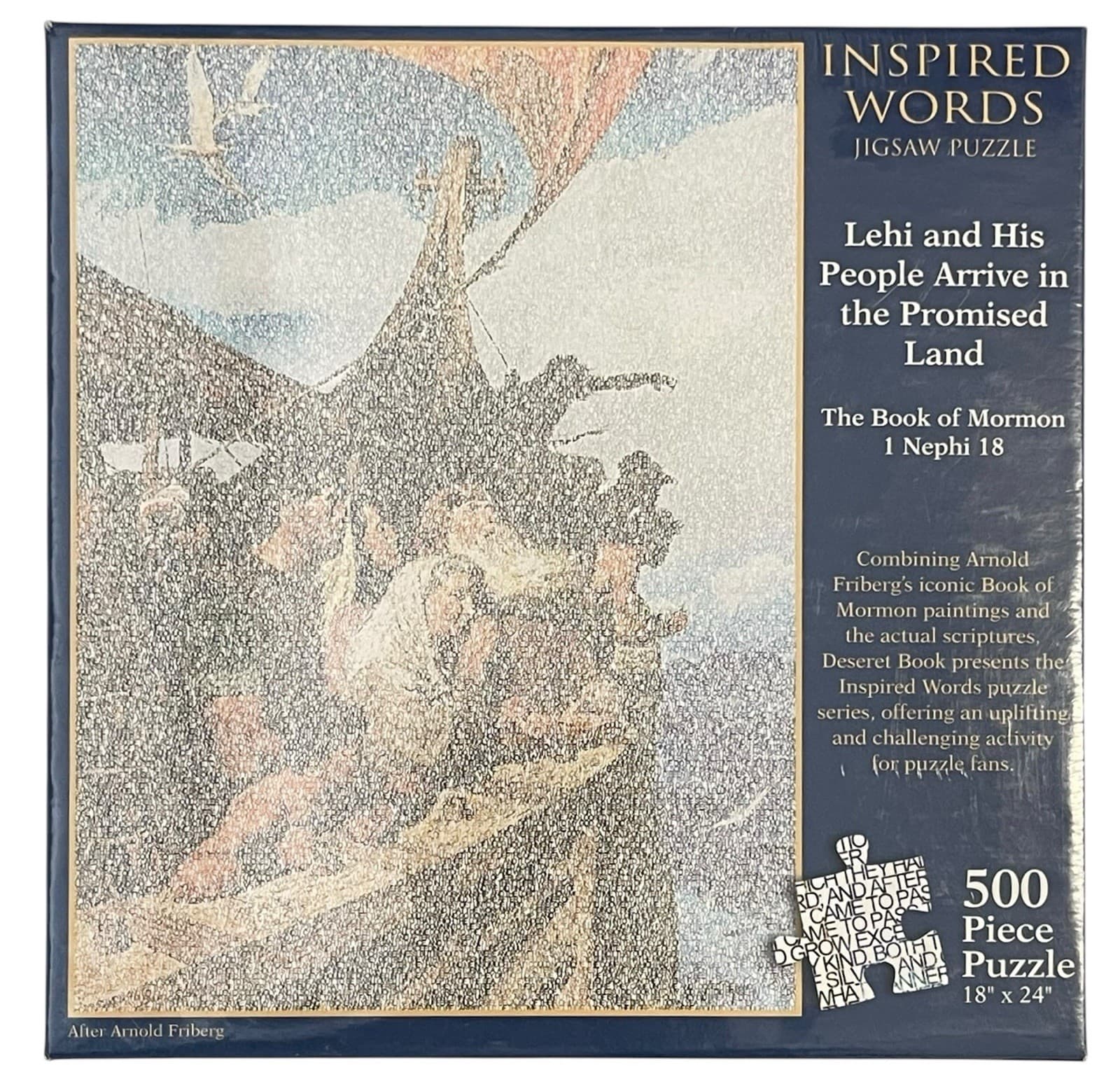 Lehi And His People Arrive In The Promised Land Inspired Words Jigsaw Puzzle 500