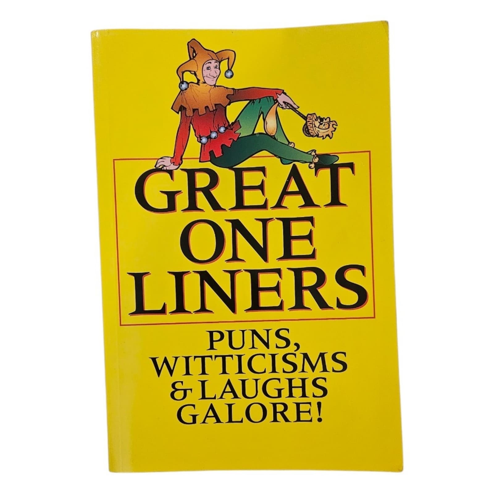 Great One Liners Book by Marci Kamien - Puns & Jokes (ISBN 9781879582750)