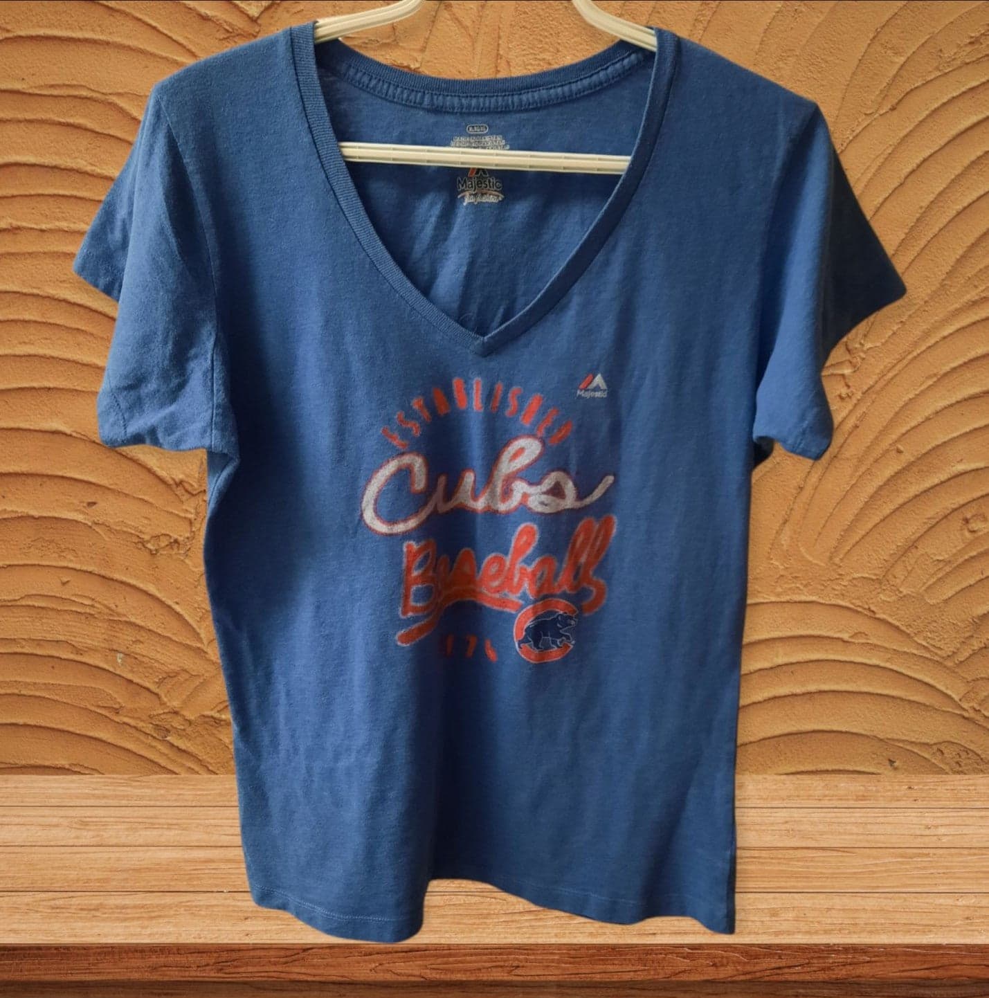 Womens XL Cubs Baseball T-Shirt